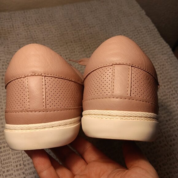 A New Day women's 'Madison' dusty rose pink faux leather lace up sneakers sz 12 - Picture 7 of 11